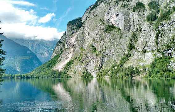 Paysage avec un lac